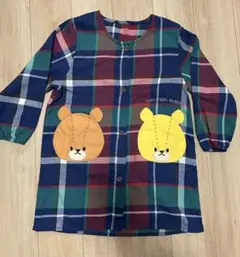 ルルロロ 保育士 エプロン 長袖 スモック