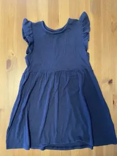 H&M  ノースリーブワンピース　ネイビー　98/104