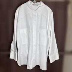 シャツ 長袖 オーバーサイズ