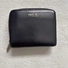 Agnes b. VOYAGE ネイビー　折りたたみ財布