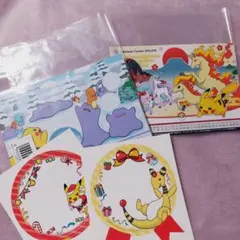 ポケモン / ポケモンセンター　ミニゲーム　特典　カレンダー　ステッカー