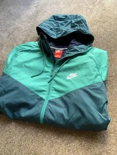 【-¥500】NIKE ナイロンジャケット【赤タグ】 L グリーン