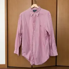 Polo Ralph Lauren 赤白ストライプ 長袖シャツ