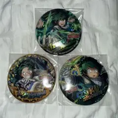 未開封】僕のヒーローアカデミアULTRA IMPACT緑谷出久缶バッジ3点セット