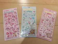 サンリオ マイメロちゃん シナモロール ハローキティ ボンボンドロップシール