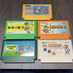 スーパーマリオブラザーズ　マリオオープンゴルフ　Dr.マリオ　ヨッシーのたまご