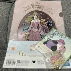 ディズニープリンセス一番くじ　オーロラ姫ファイルセット