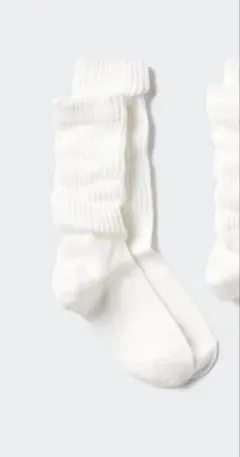UNIQLO ルーズソックス　ホワイト　23-25センチ