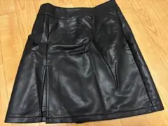 Shein合成皮革 レザー風のタイトパンツスカート