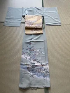 美品 正絹 色留袖 名古屋帯 一つ紋 4点フルセット 入学式 結婚式 礼装