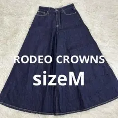 【美品】ロデオクラウンズ スーパーワイド デニムパンツ M