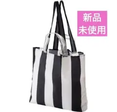【新品】IKEA スキンケ エコバッグ ストライプ トートバックのサムネイル