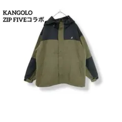 TM199 【KANGOLO】ZIP FIVEコラボ マウンテンパーカー XL