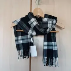 新品未使用　マフラー　チェック　レディース　メンズ