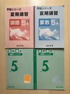 四谷大塚　予習シリーズ　夏期講習　5年