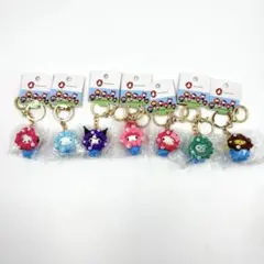 全7種 コンプリート パステル サンリオ ミャクミャク なりきり立体キーホルダー