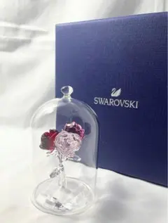 SWAROVSKI スワロフスキー 美女と野獣 魔法の薔薇 ガラスドーム - メルカリ