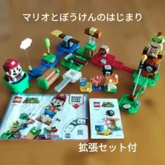 LEGO マリオとぼうけんのはじまり 拡張セット 取説 不足パーツ2点 予備あり
