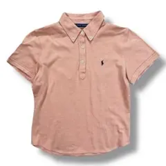 Ralph Lauren ラルフローレン レディース ポロシャツ 薄オレンジ M
