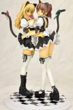 E2えつ猫耳メイドフィギュアTony &宮川武 えつ Tony 宮川武 ネコみみ メイド 猫耳 ブラック フィギュア E☆2
