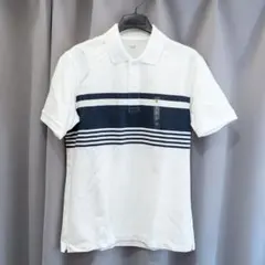 【未使用】ユニクロ ドライカノコボーダーポロシャツ M