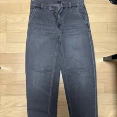 UNIQLO JEANS グレー ストレートパンツ