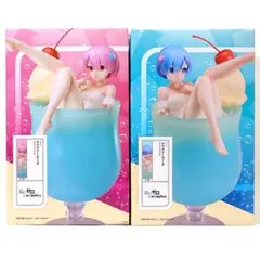 【まとめ割】リゼロ レム ラム 【ラウンドワン限定】 クリームソーダ ２体セット