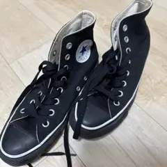 CONVERSE ブラック ハイカットスニーカー