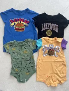 BREEZE半袖ロンパース4点セット 70