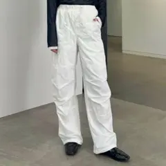 【 GU】Sサイズ テックパラシュートプルオンパンツ