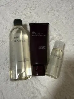 無印良品 発酵導入化粧液 薬用オールインワンクリーム セットのサムネイル