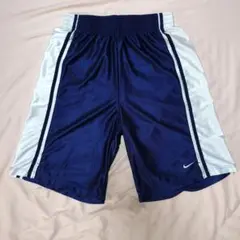 Nike FIT バスパン バスケ パンツ ホワイト ネイビー 白 紺 1