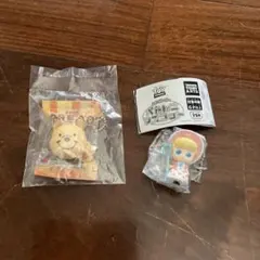 プーさんキーホルダーとボー・ピープフィギュアセット