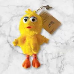 【新品・タグ付き】セサミストリート ビッグバード ぬいぐるみ ストラップ USJ