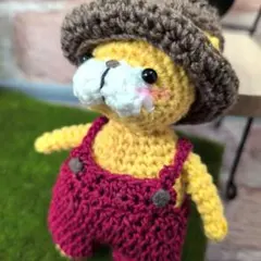 あみぐるみ☆くまさん(イエロー)