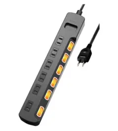 エレコム 電源タップ 6個口 3m 雷ガード 個別スイッチのサムネイル
