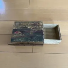 アンティーク仕掛け引出し木箱のサムネイル