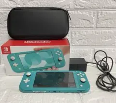 【美品】Nintendo Switch Lite本体(ターコイズ)/ケース付