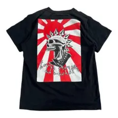 ナ*キ様 ソフトマシーン×ボルコム モハーク モヒカンスカル プリント Tシャツのサムネイル