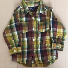 チェックシャツ ネル地