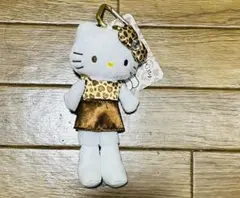 ハローキティ 足長 日焼け スタイルアップマスコット GOGO GAL ヒョウ柄