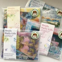 【51】PET 和紙 シール ステッカー 4種 紙もの コラージュ まとめ売り