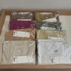 【新品未使用】UNIQLO U クルーネックTシャツ　8枚セット