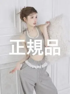 ♥️Darich ダーリッチ レースドッキングホルターリボンスウェットトップス♥️ Darich - 新品タグ ダーリッチ レースドッキングホルターリボン