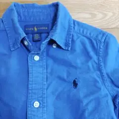 【匿名配送】Ralph Laurenラルフローレン　長袖シャツ　青　100cm