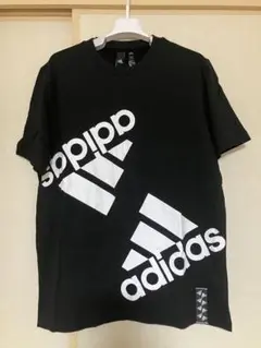 adidas ブラック Tシャツ L 新品未使用タグ付き
