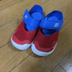 New Balance 赤 青 サンダル 15.5cm