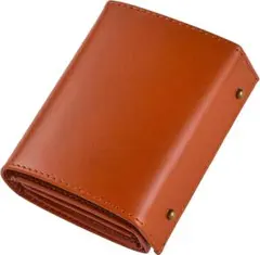 ○ぷーたん○様　財布 栃木レザー 本革 2つ折り財布 コンパクト メンズ 牛革