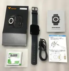 【YAMAY】ID206 スマートウォッチ (おまけベルト付)