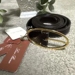 【中古】Loro Piana ロロピアーナ 小物 ベルト ホワイト レザー レディース 80/32＿S29＿s-0148-r29 Loro Piana（ロロピアーナ） ロープメッシュ/レザー ベルト 85/34